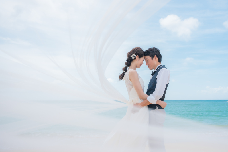 先輩花嫁様の実例で見る、ビーチフォト特集♩ポーズやイメージの参考にしてください！