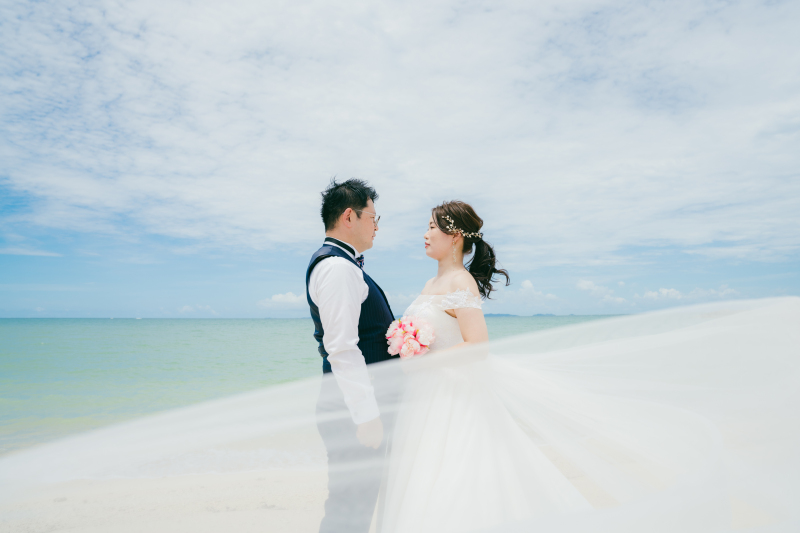 美しくなびくベール