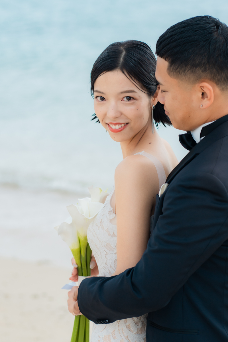 先輩花嫁様の実例で見る、ビーチフォト特集♩ポーズやイメージの参考にしてください！