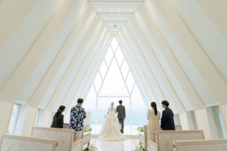 珊瑚の教会でチャペルフォト♥