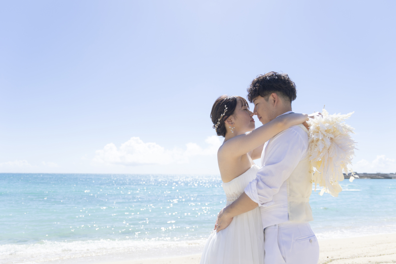 美ら海で楽しくビーチフォト撮影
