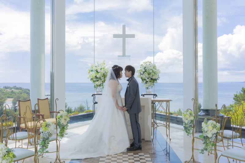 ふたりだけの挙式の時間♡