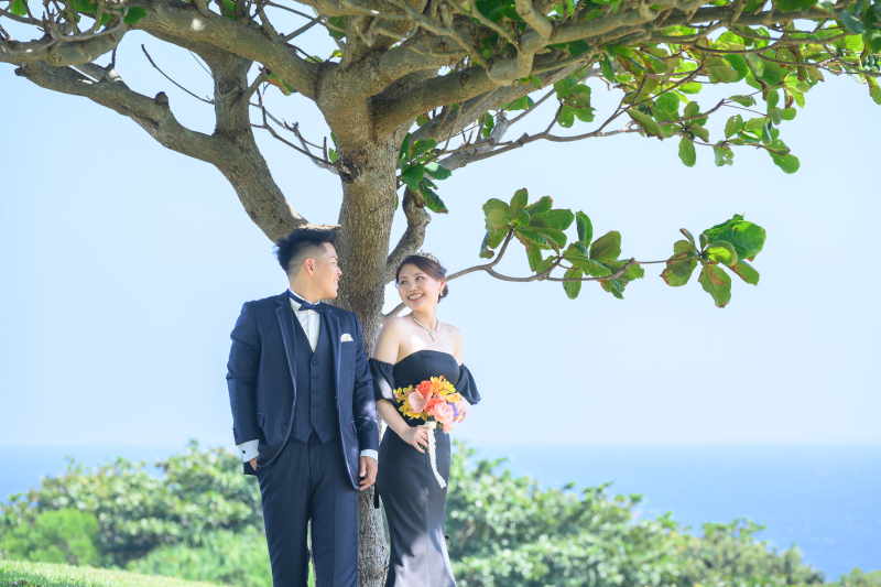 おすすめ!青い海も南国グリーンも満喫!ビーチ+1ロケ平和創造の森公園ウェディング