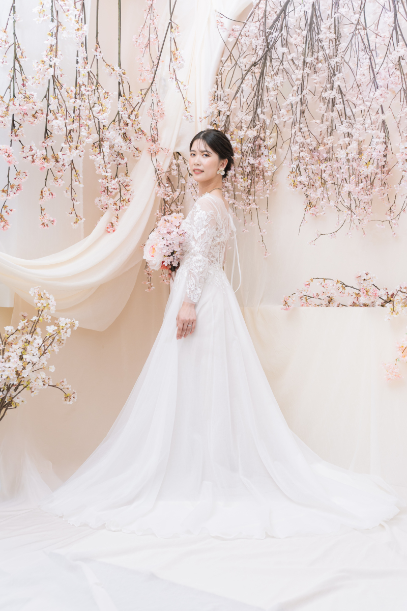 NEWブース!桜のスタジオで叶える笑顔あふれるフォトウェディング♡