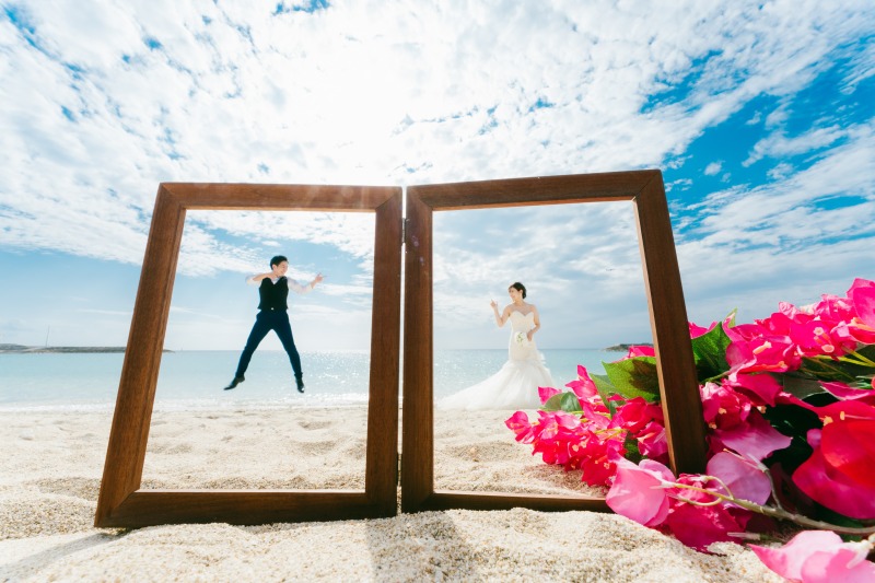 思い出を閉じ込めちゃった！フレームを使った個性的なショット