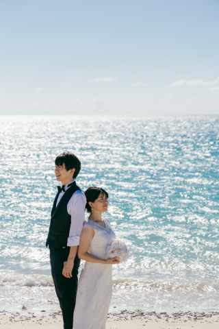  南国らしいWeddingPhoto♩
