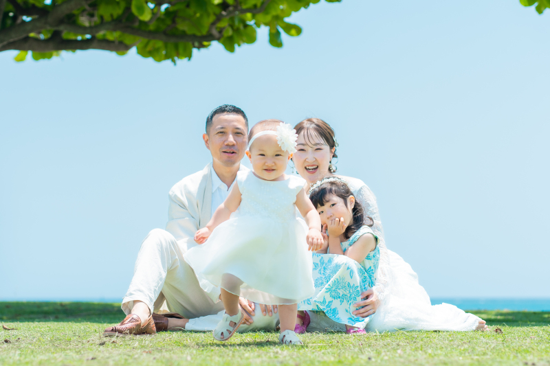お子様と一緒に叶える沖縄フォトウェディング☆幸せな思い出の特別な一日ストーリー