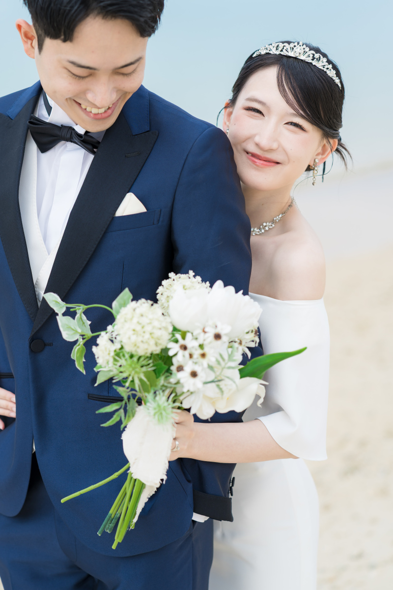 先輩花嫁様の実例で見る、ビーチフォト特集♩ポーズやイメージの参考にしてください！