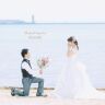 【海ロケ】お持ち込みブーケ&髪飾り②