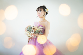 お花たっぷりヘアスタイル