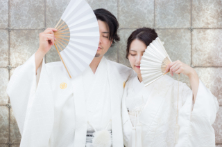 お顔隠しショット