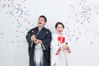 完璧な仕上がりのコンフェッティシャワーが叶います^^