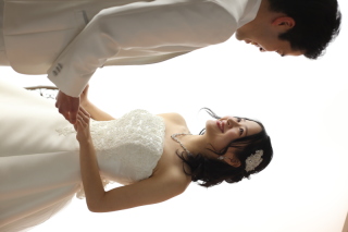 見つめ合いショット♡