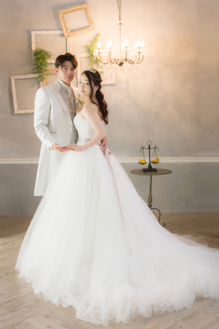 洋装×ロングヘア