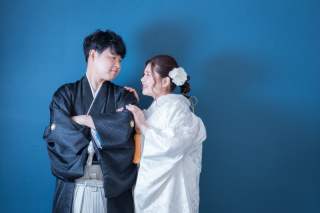 和装×編み下ろし