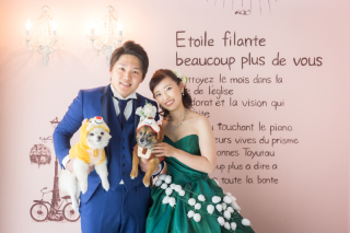 愛犬とのスタジオ撮影♡