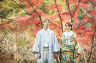 秋にぴったりの和装ロケーション♪