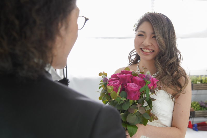 洋装新婦様ヘアメイク
