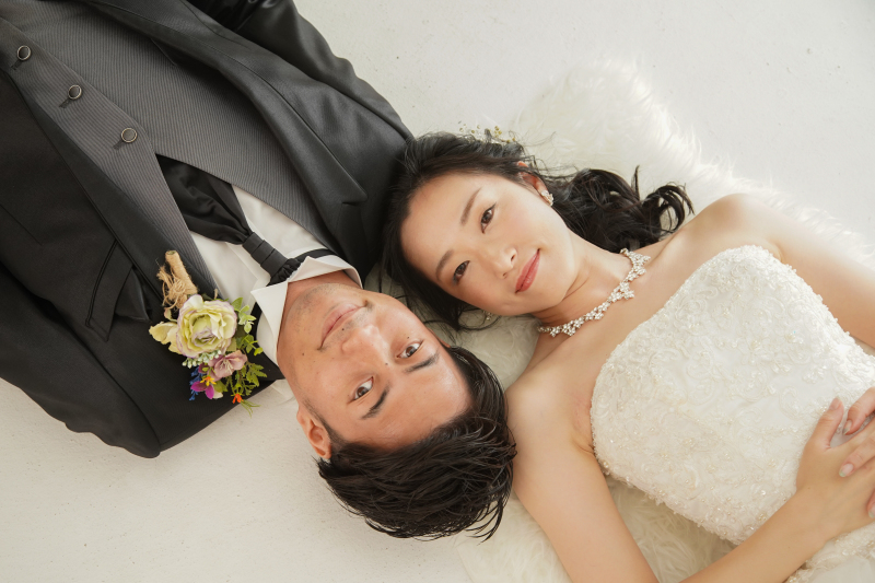 洋装新婦様ヘアメイク