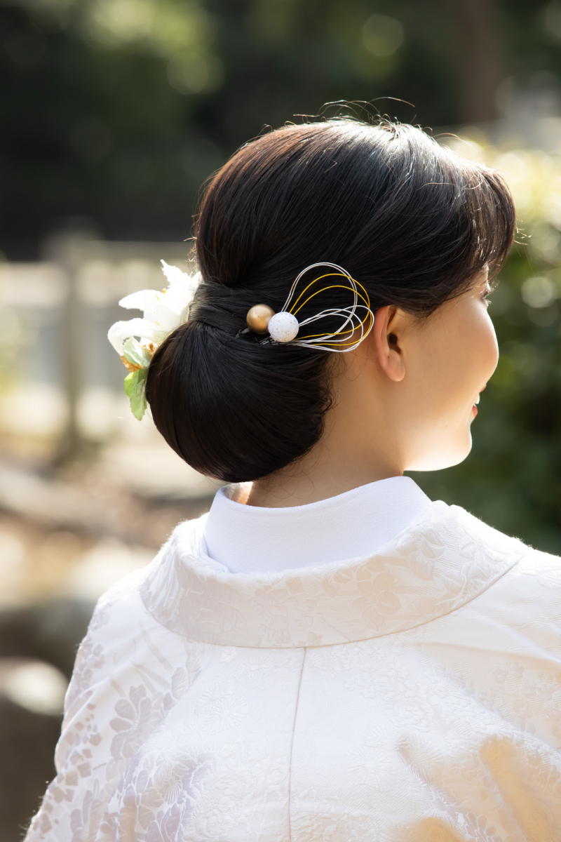 白無垢ヘアアクセ