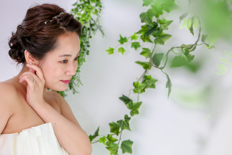 洋装ヘアスタイル②