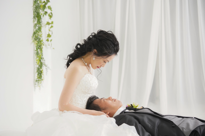 洋装新婦様ヘアメイク