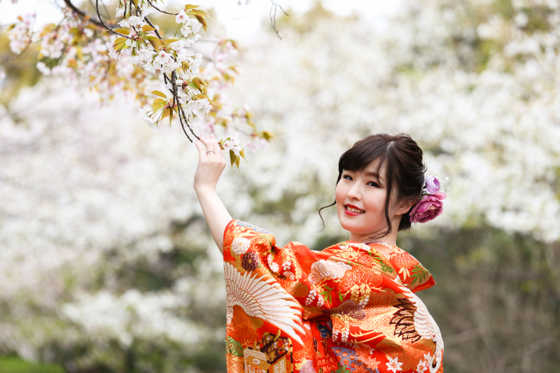新婦様和装ヘアスタイル