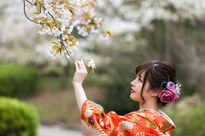 新婦様和装ヘアスタイル