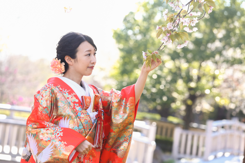 新婦様和装ヘアスタイル