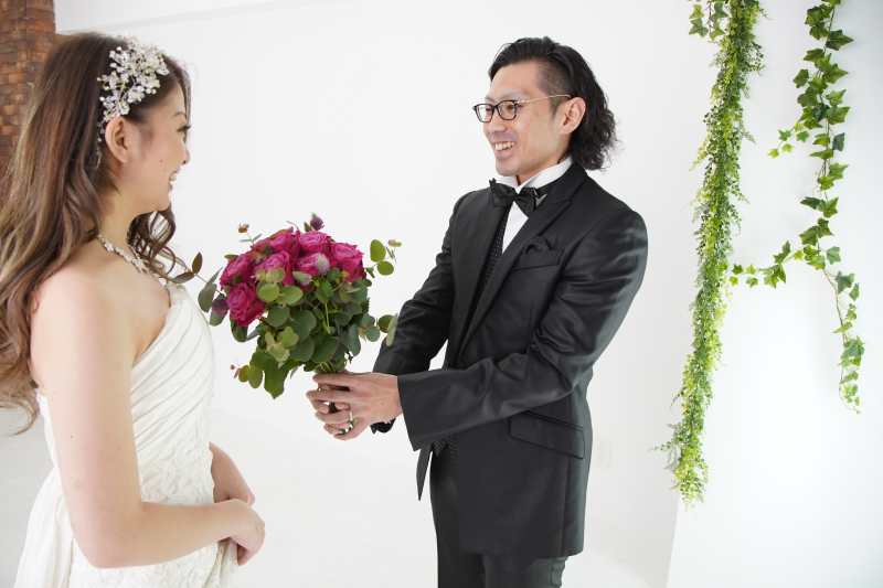洋装新婦様ヘアメイク