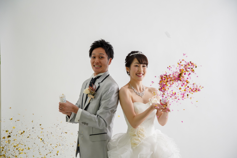 お昼の洋装撮影です