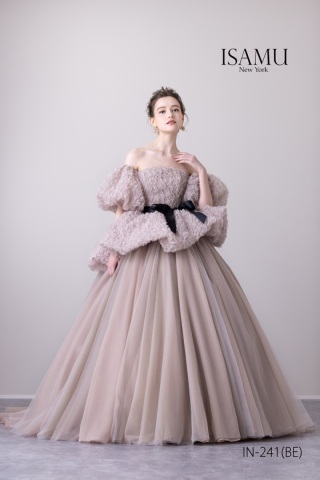 淡い民必見!くすみカラードレス紹介