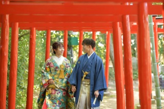 秋にぴったりなフォトウエディング