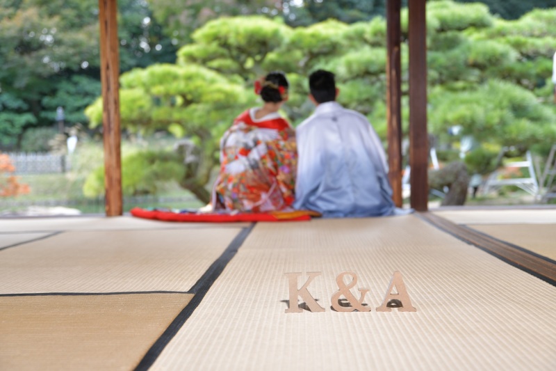 神前挙式&和洋装プランのお客さま