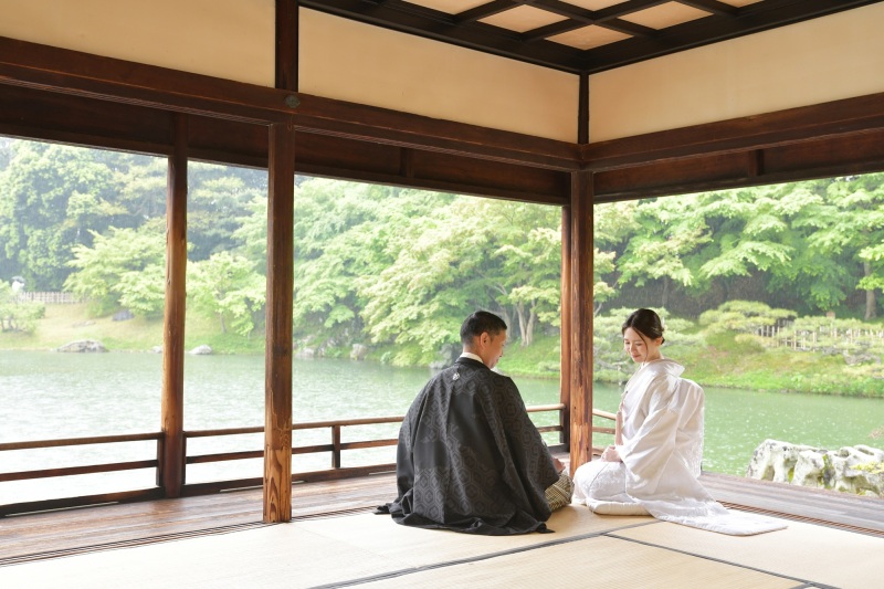 お茶室「掬月亭」のフォトスポット