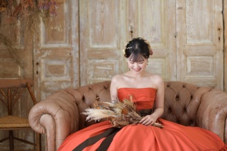 【ソロショット】新郎新婦様それぞれの素敵な姿をお写真に。