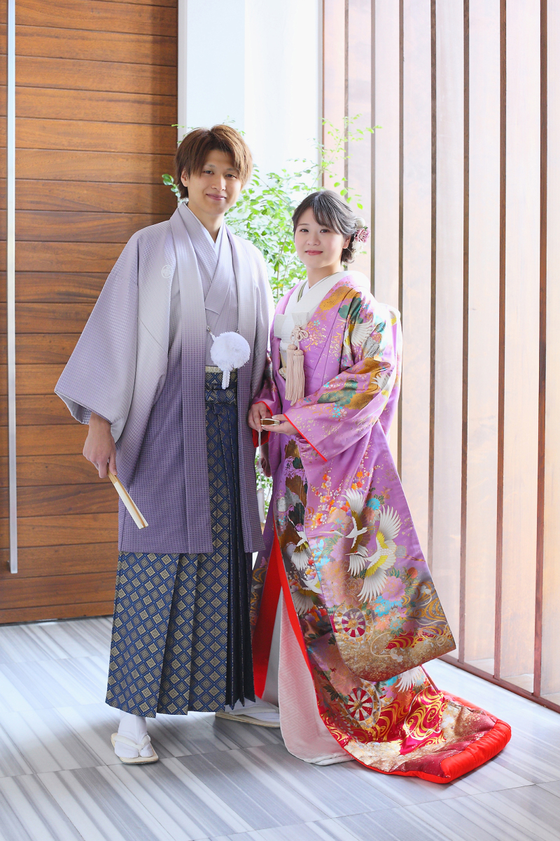 とてもチャーミングなおふたりのフォトウェデイング