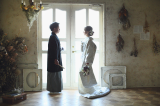 白無垢でアンティーク撮影!!