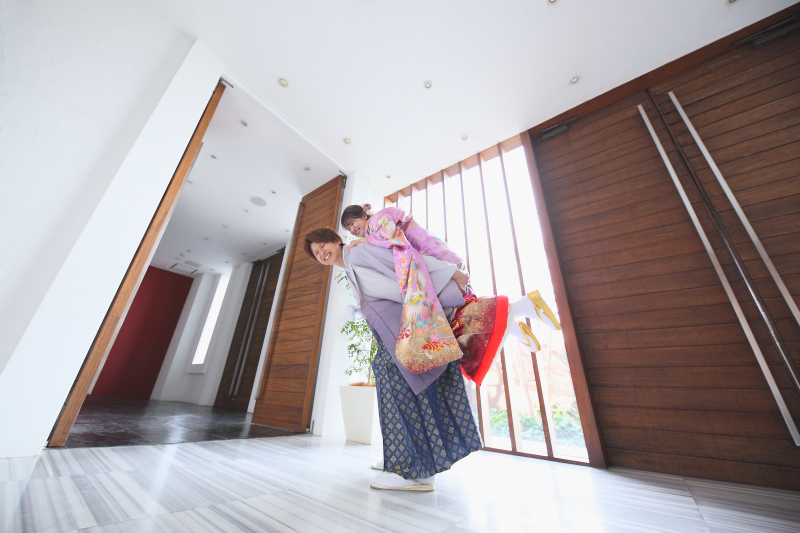 とてもチャーミングなおふたりのフォトウェデイング