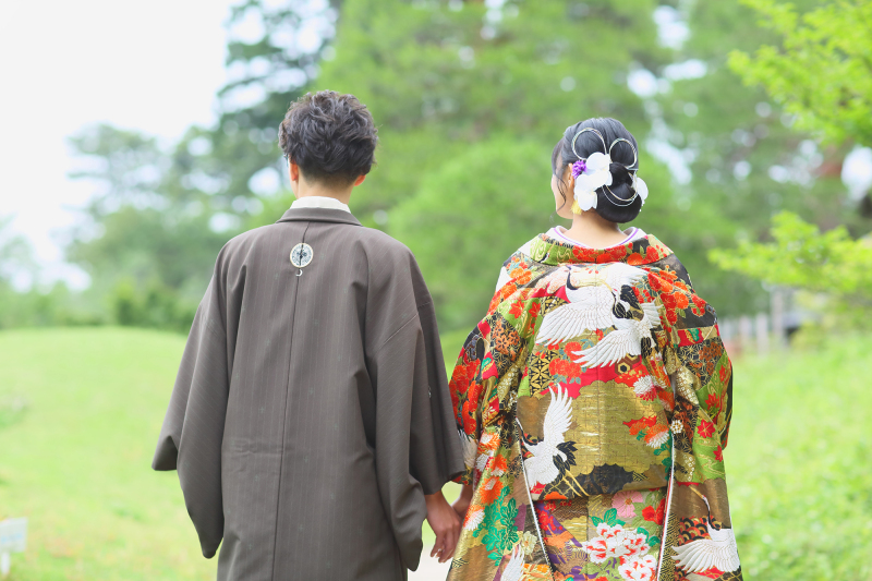 とってもお洒落な二人のフォトウェデイング