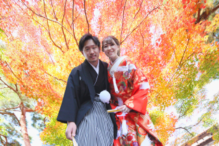 お急ぎ下さい！紅葉撮影