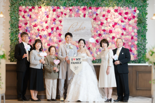 大切な家族と一緒に過ごすフォトウエディング♡