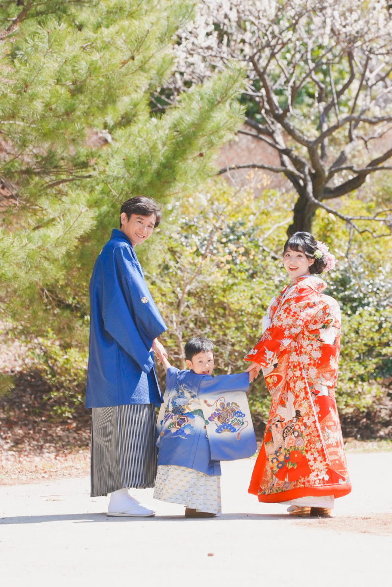 お子様と一緒にロケーションフォト♡