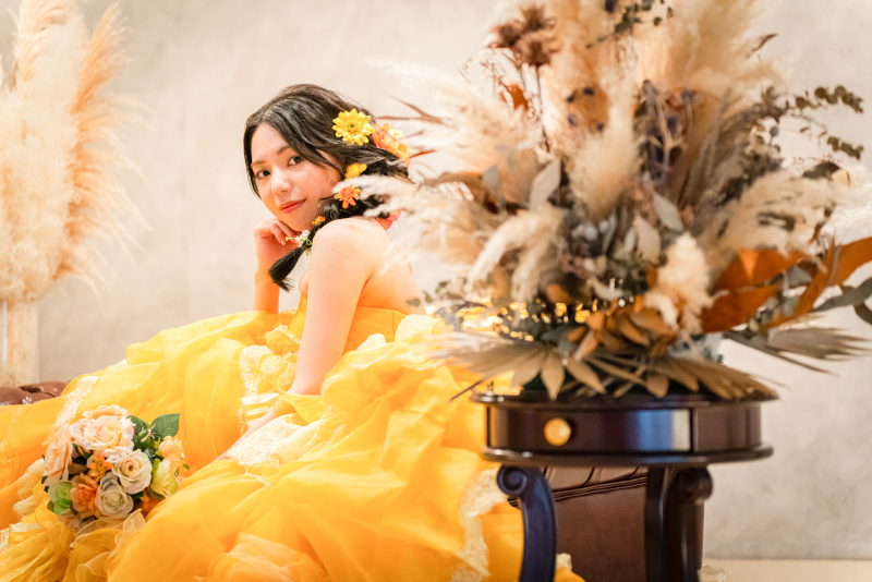 新婦様の美しいソロショットのご紹介♡