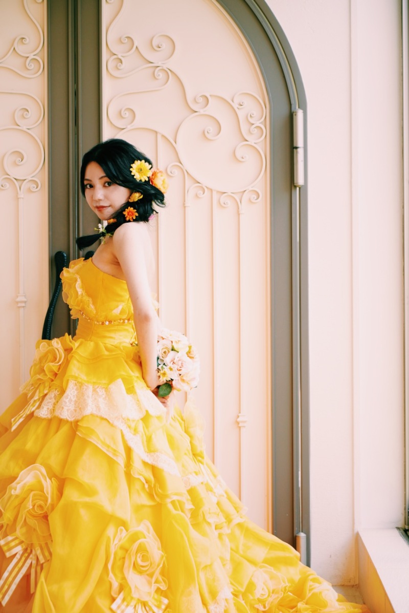 カラードレスにお色直し♫