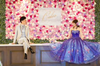 カラードレスが可愛い♡