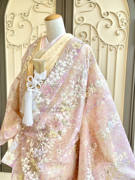 透け感が可愛い♡オーガンジー和装