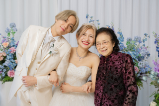 貸切ウェディングフォトだからこそ安心してご家族様もご招待ください♡