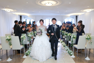 挙式の様子もお写真に♡挙式セレモニープラン