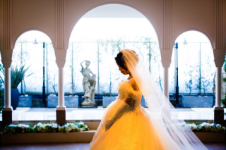 マタニティフォトもドレス豊富♡